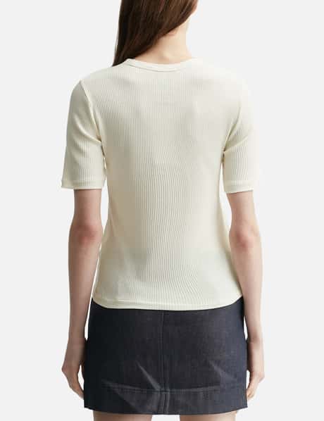 Baby Fox Ribbed Fitted T-Shirt view 12