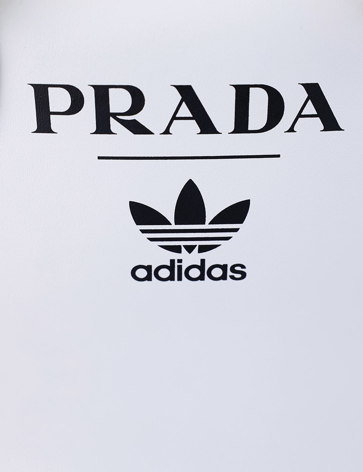 Prada x Adidas Bowling Bag in White Calfskin Placeholder Image