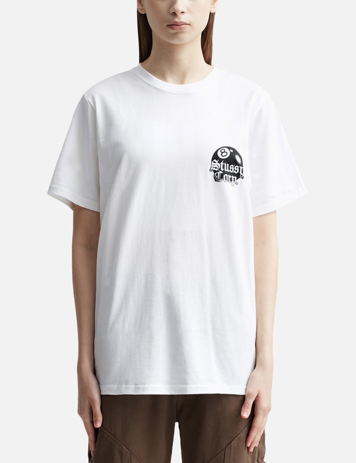 Stussy 8 Ball Corp. T-shirt In White