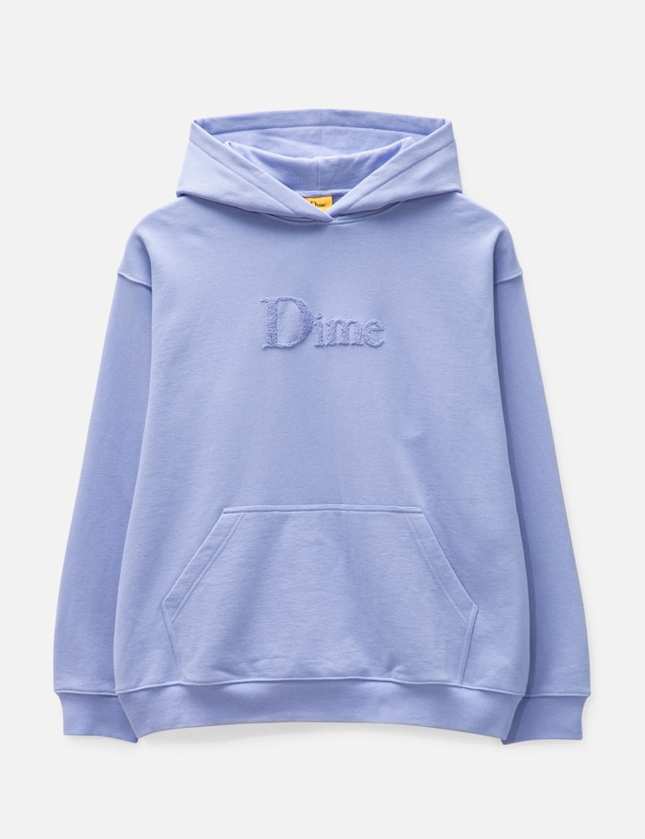 Shop Dime Classic Chenille Logo Hoodie In Blue