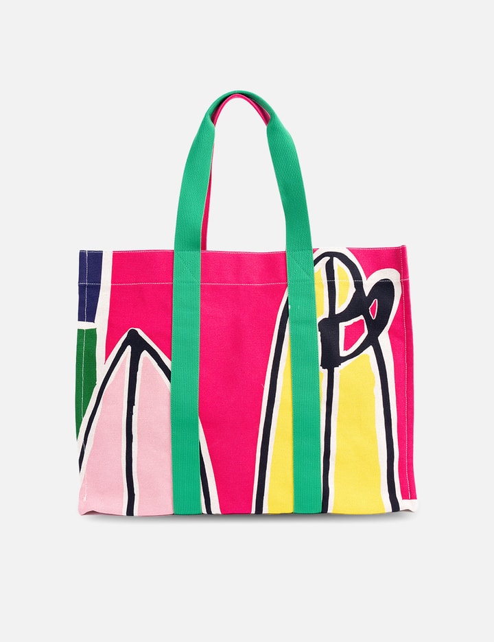 Hermes 3 Surfs Beach Tote Bag Placeholder Image