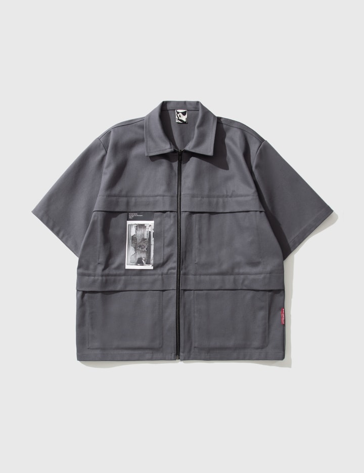 Cotton Zip-up Shirt Placeholder Image