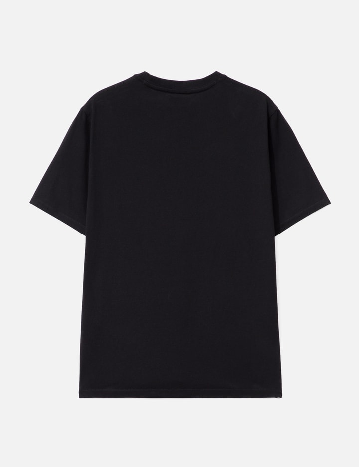 Maison Kitsuné Black Regular T-shirt With Logo Patch In Black