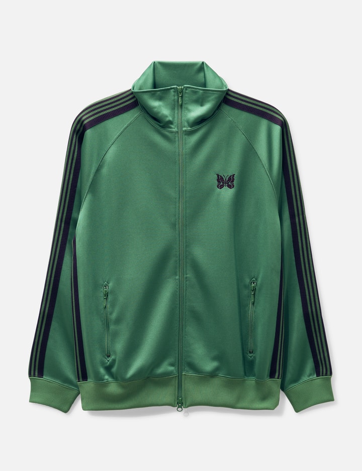 Needles Polyester Sweatshirt With Zip Pockets In Green