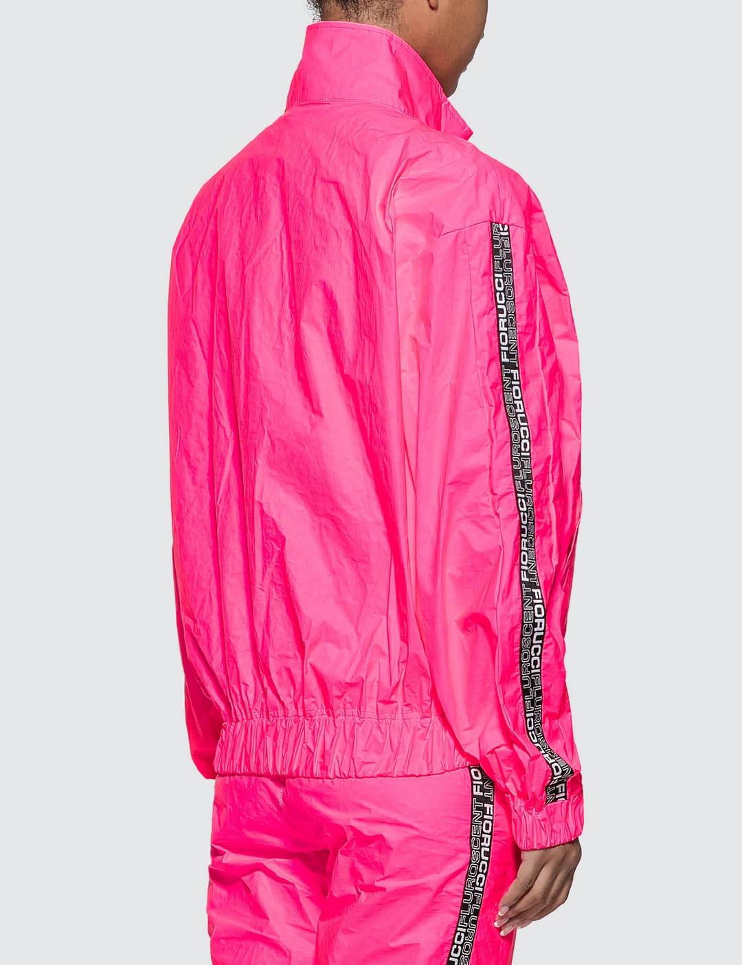 Tyvek Neon Pink Bomber Jacket view 10