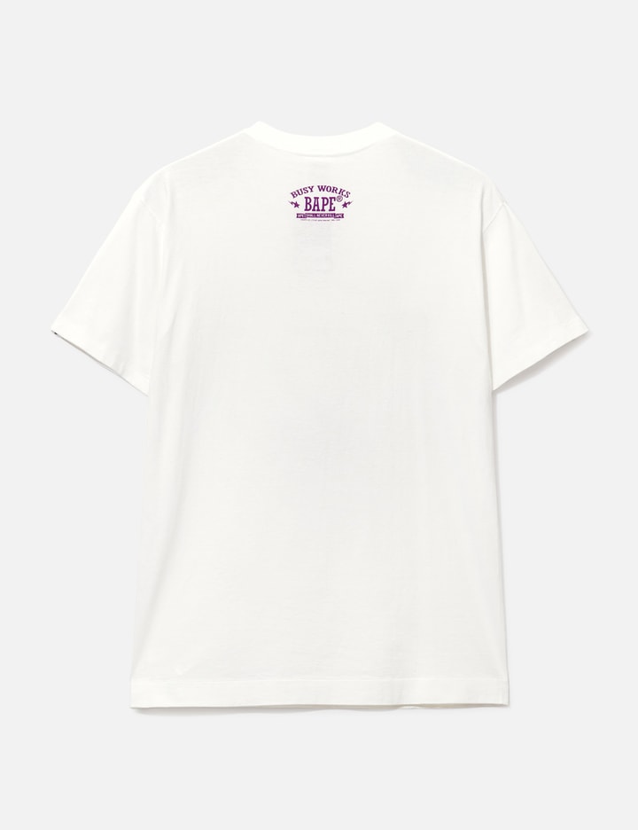Shop Bape Swarovski Sequins Logo T-shirt In White