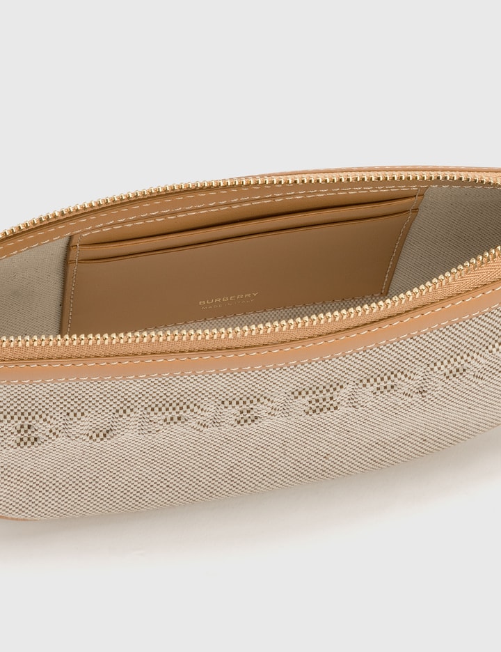 Embossed Logo Canvas and Leather Olympia Pouch Placeholder Image