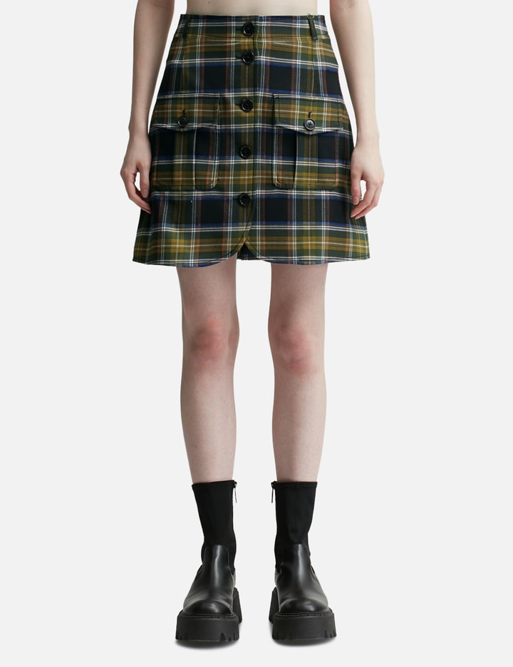 A-Line Checked Mini Skirt Placeholder Image