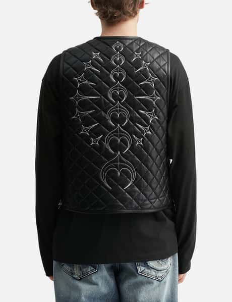 TC Bone Leather Quilted Vest view 13