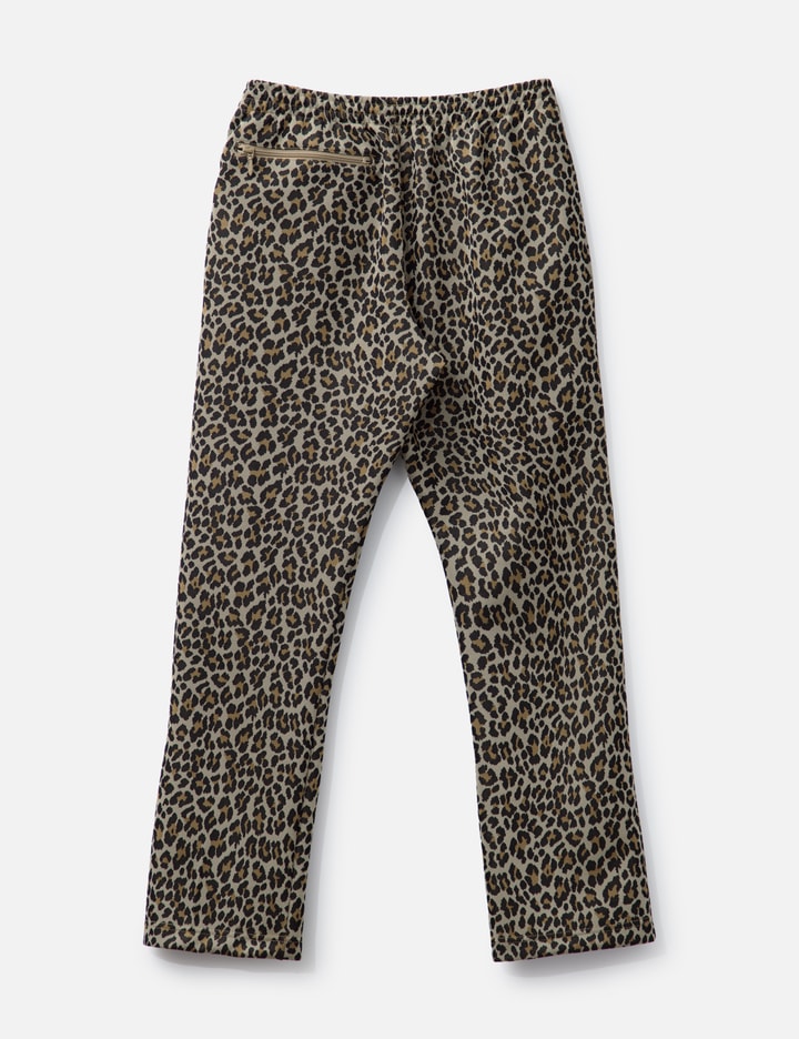 Needles Men S Poly Jacquard Track Pants Leopard