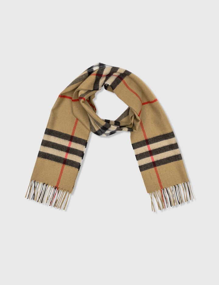 클래식 체크 캐시미어 스카프 Placeholder Image