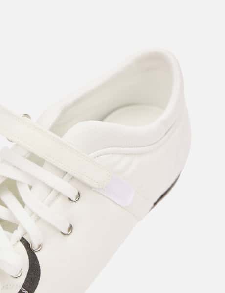 D Logo Lace Up Mozzi Shoes In White view 15