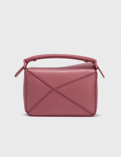 Loewe Small Puzzle Bag In Satin Calfskin in Pink