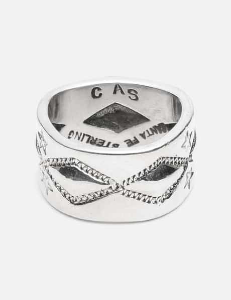 Long Diamond Star Ring view 6