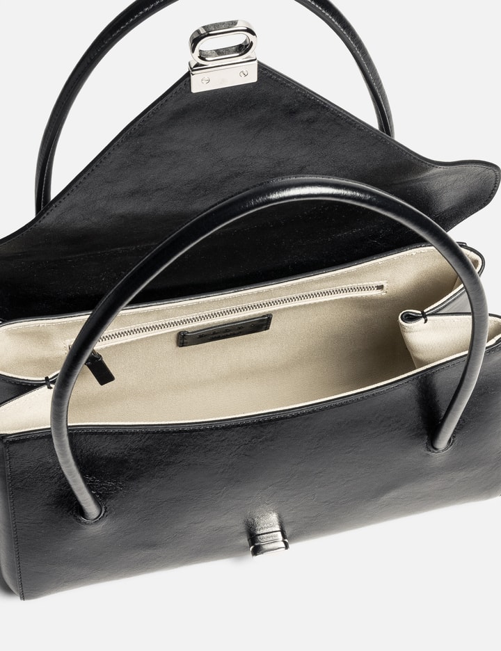 Marni Leather Retro Shoulder Bag With Studs