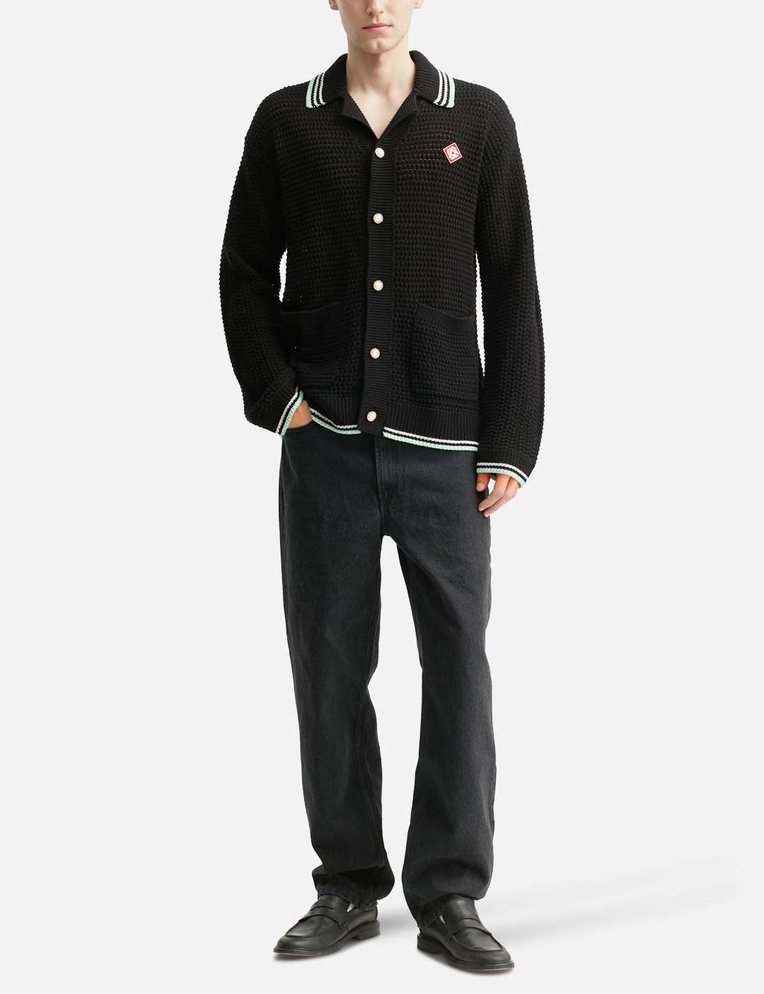 Embroidered Cotton Crochet Long Sleeve Shirt view 16