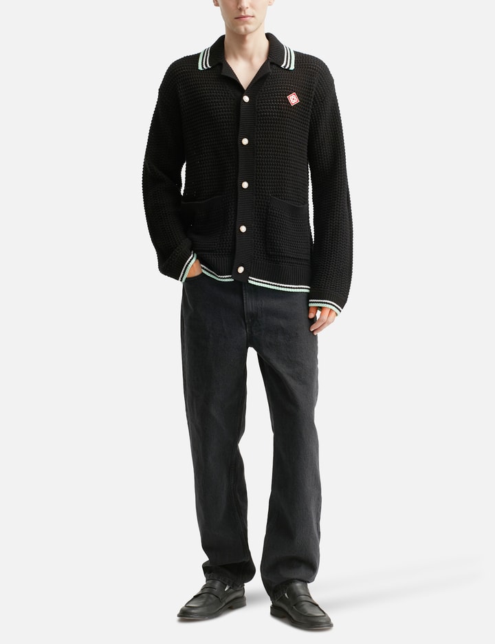 Embroidered Cotton Crochet Long Sleeve Shirt Placeholder Image