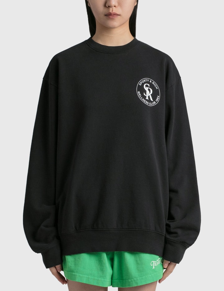 Sporty &amp; Rich Sporty And Rich S And R Sweatshirt In Black