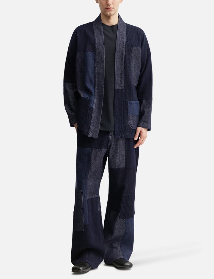펀드멘탈 Patchwork Haori Jacket Rinse