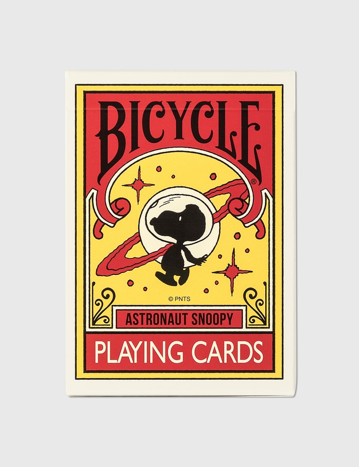 Medicom Toy Peanuts Astronaut Snoopy X Bicycle Playing Cards Placeholder Image