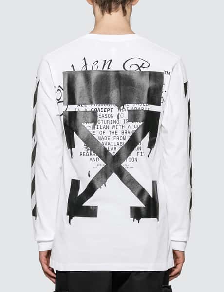 Off-White™ - Dripping Arrows Long Sleeve T-Shirt | HBX - Globally 