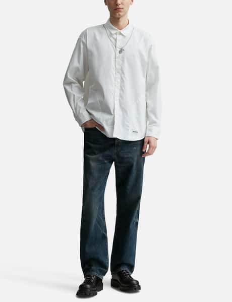NEIGHBORHOOD - Washed Denim DP Basic Pants | HBX - Globally 