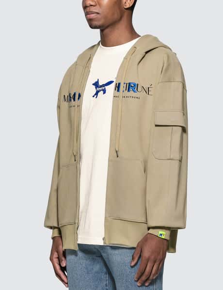 メゾンキツネ - Ader Error X Maison Kitsune Fox Mustache Zip-Up 