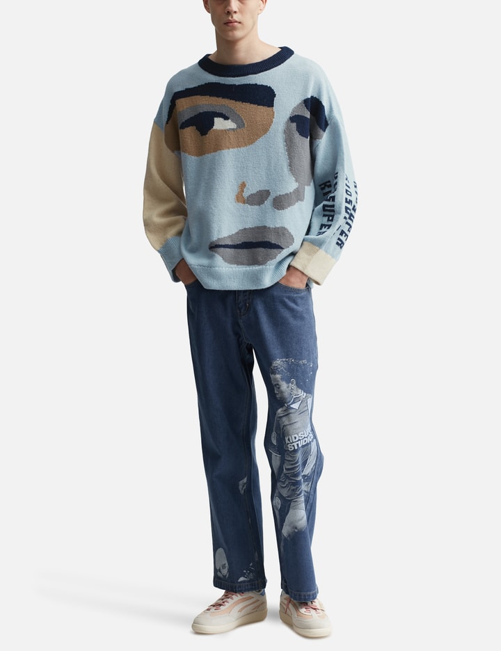 Face Boxy Sweater Placeholder Image