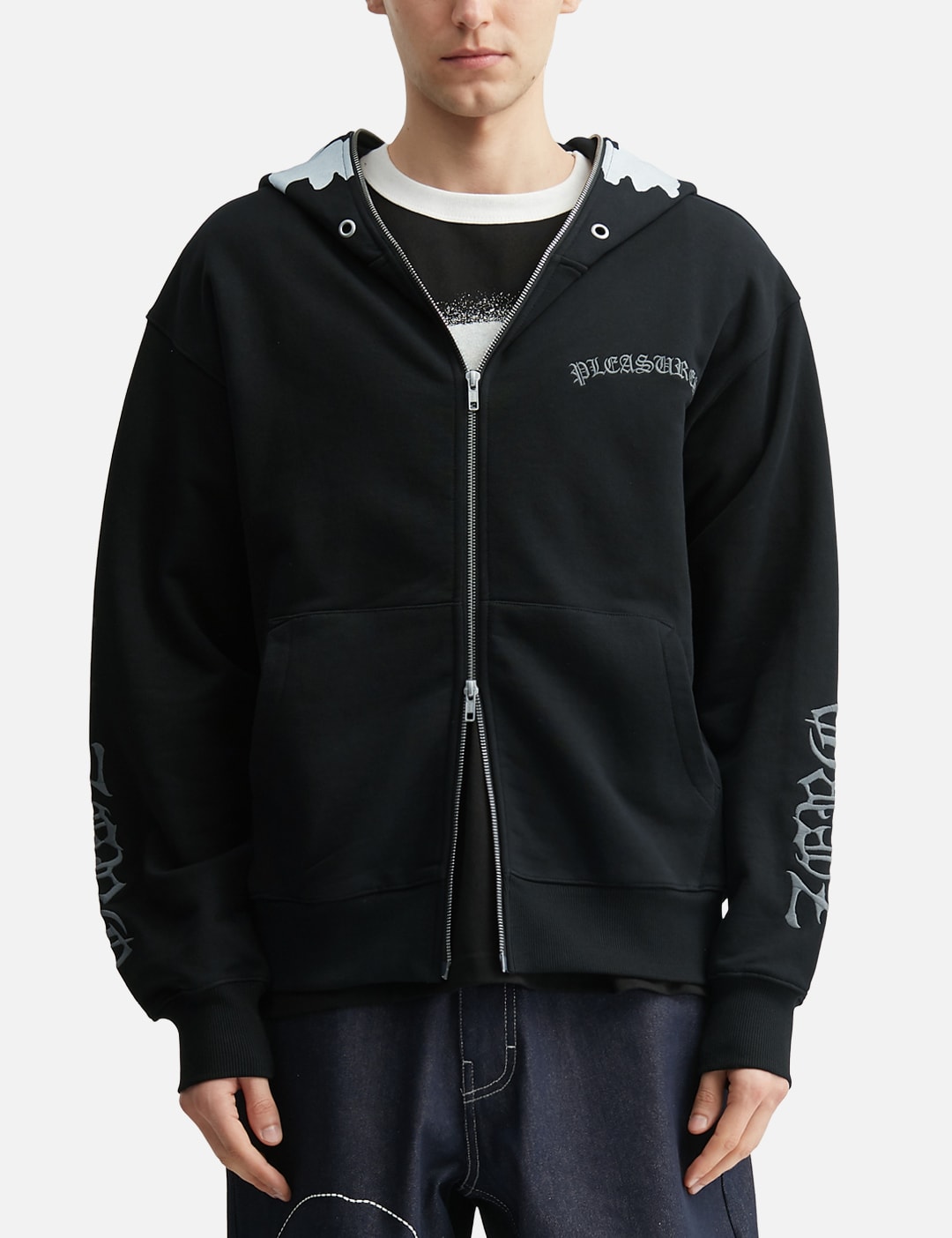 Zero X Pleasures Balaclava Zip Hoodie view 16