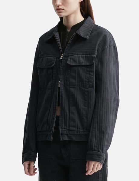 HBT Zip Trucker Jacket view 7