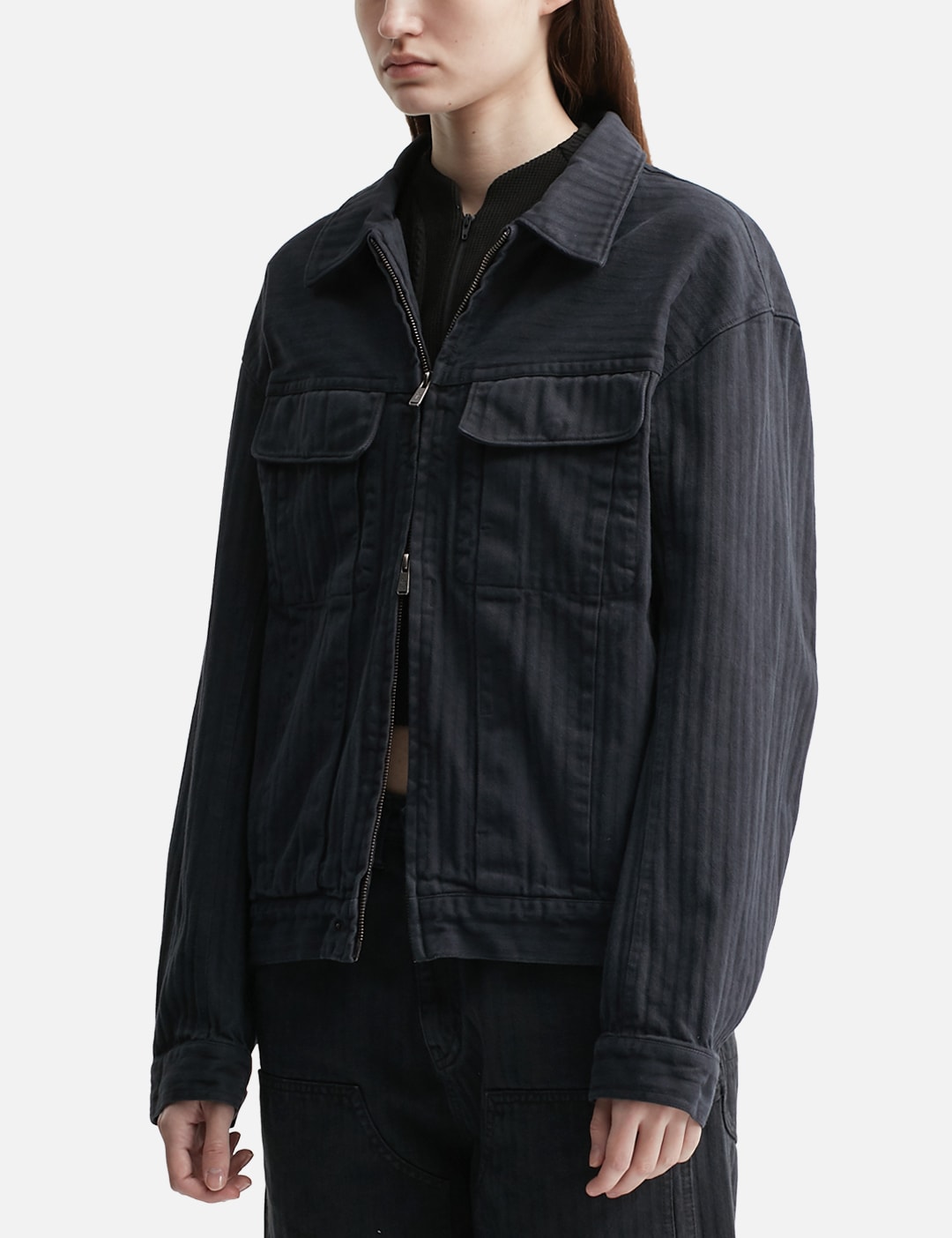 HBT Zip Trucker Jacket view 14