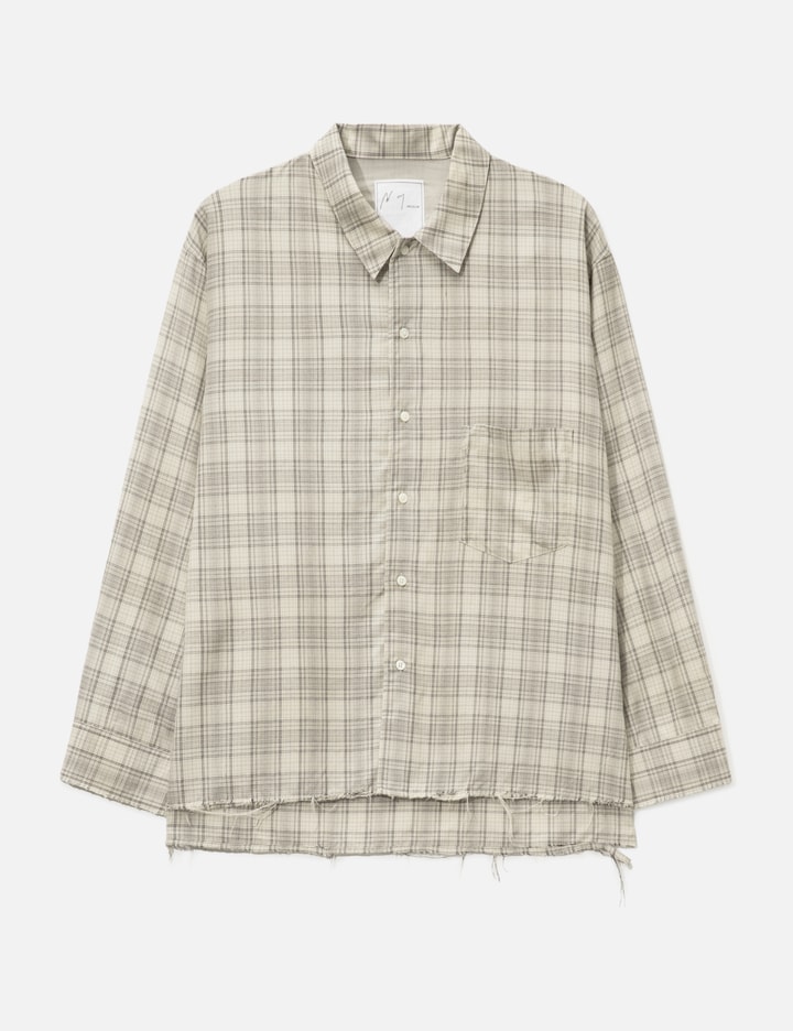 ANCELLM Aging Rayon Check Shirt