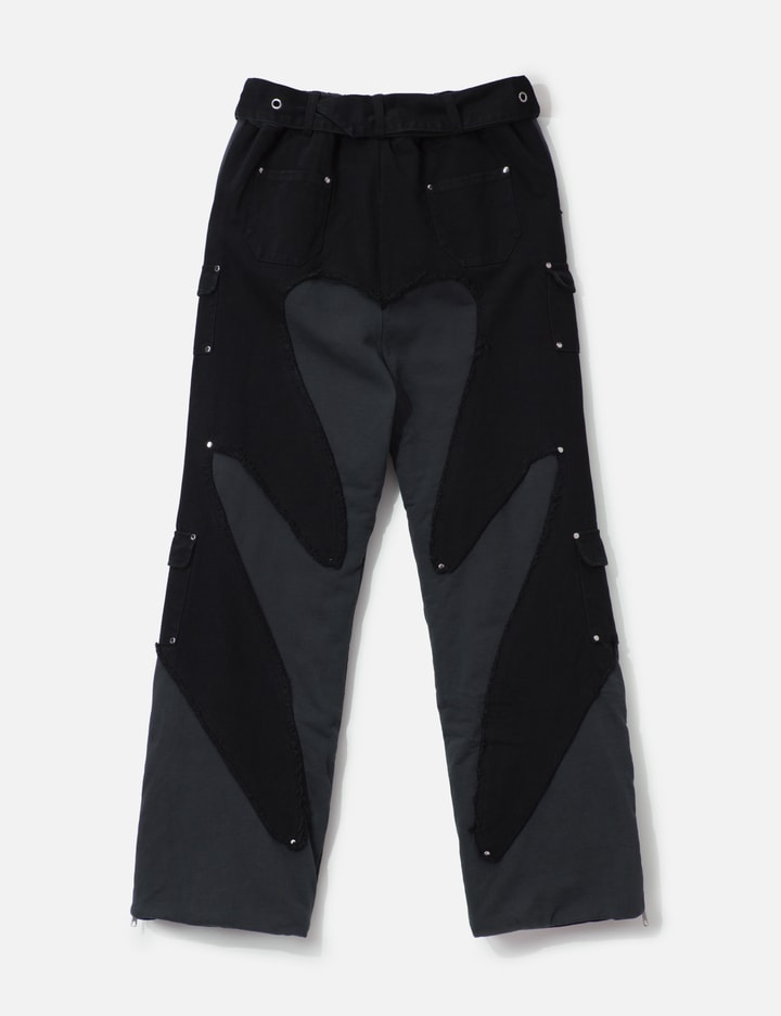 Fine Chaos Reversible Armor Trousers In Black