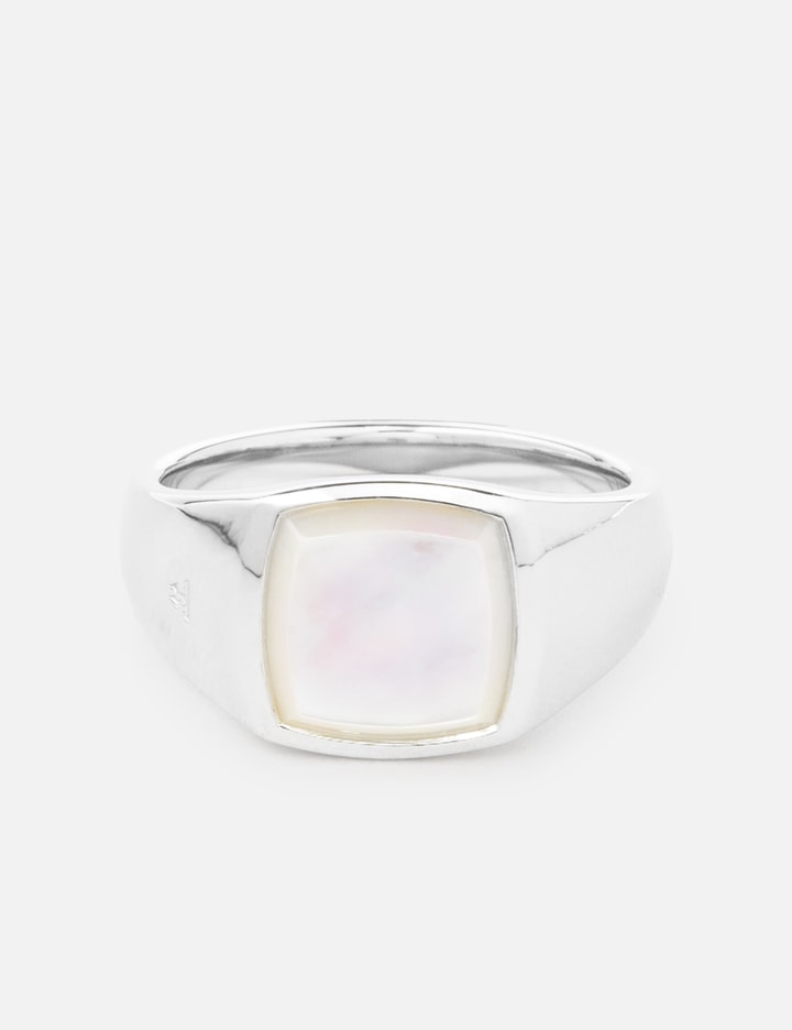 Tom Wood Kay Ring White MOP