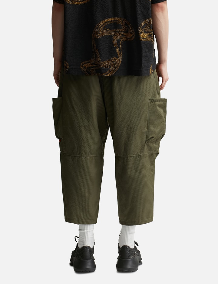 SEERSUCKER CROPPED CARGO PANTS Placeholder Image