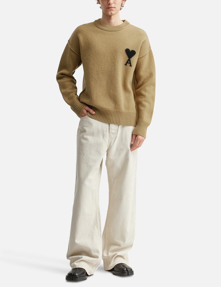 Wool Ami De Coeur Crewneck Sweater Placeholder Image