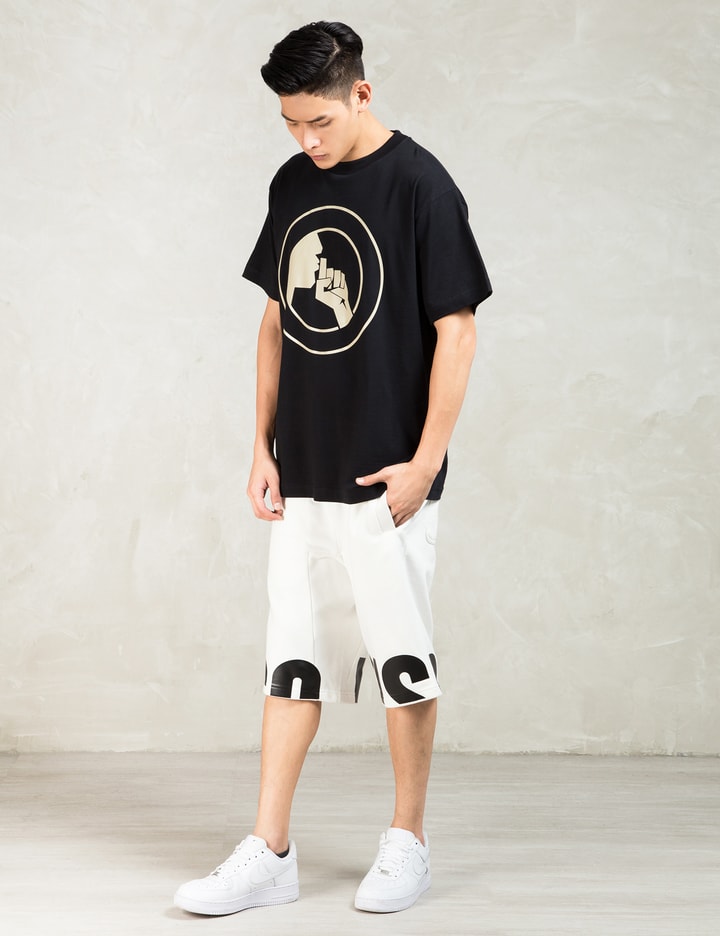 Black S/S Shush Crew T-Shirt Placeholder Image