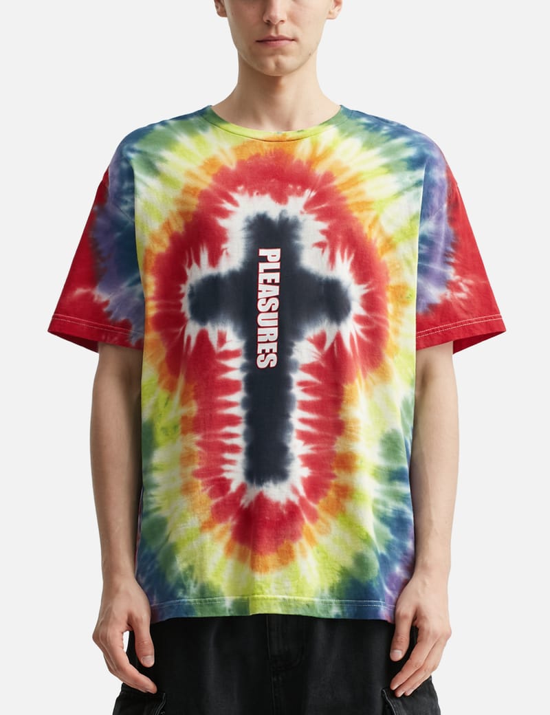 pleasures tie dye shirt