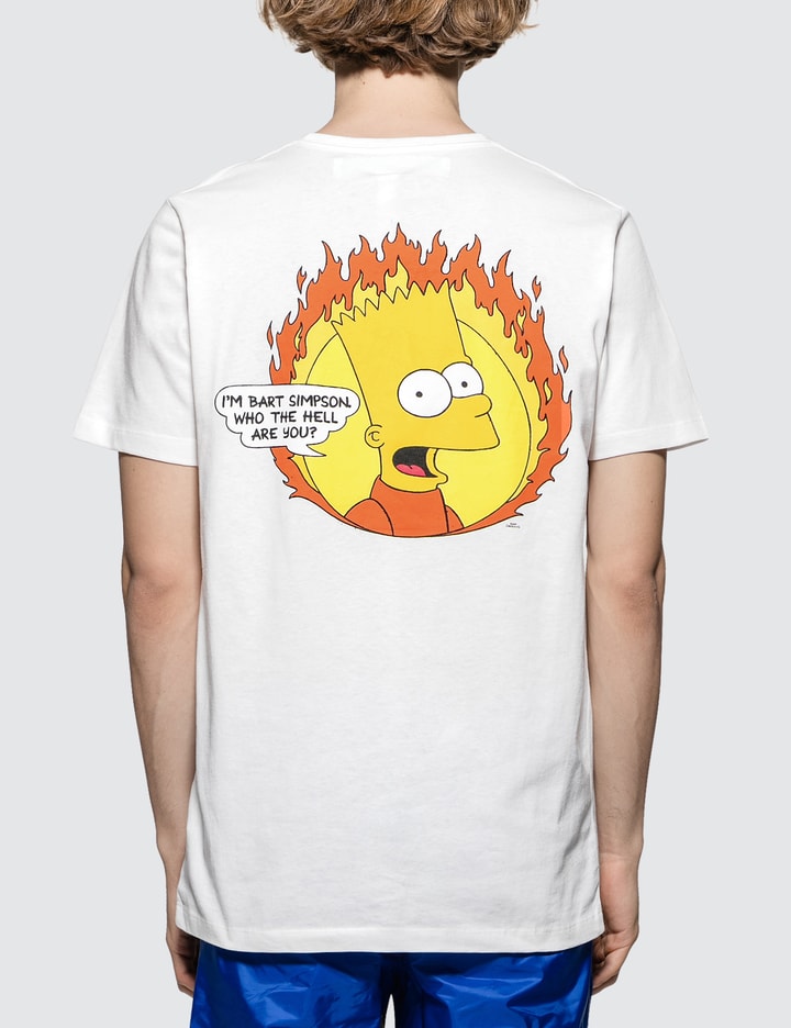 Flamed Bart S/S Slim T-Shirt Placeholder Image