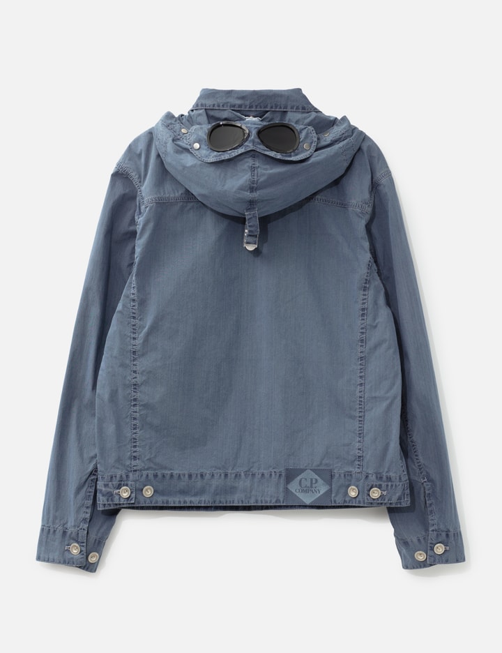 C.P. Company 50 Fili Indigo Bleached Goggle Jacket
