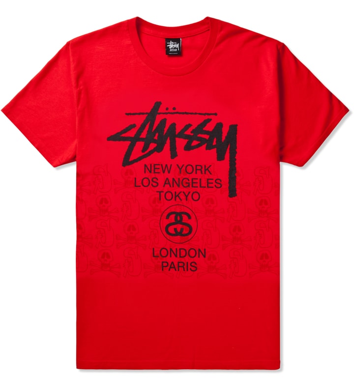 Bright Red WT Skulls T-Shirt Placeholder Image