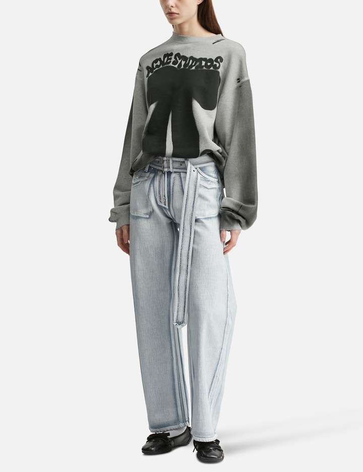 Acne Studios Sprayed Logo Sweatshirt