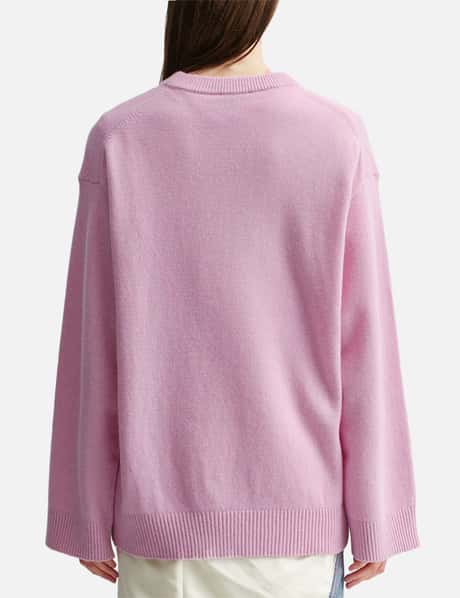 Graphic Wool Oversized Crewneck view 12