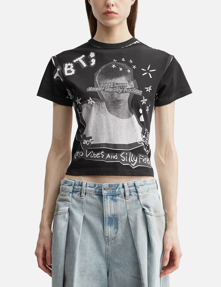 Lcdc Printed T-shirt In Black