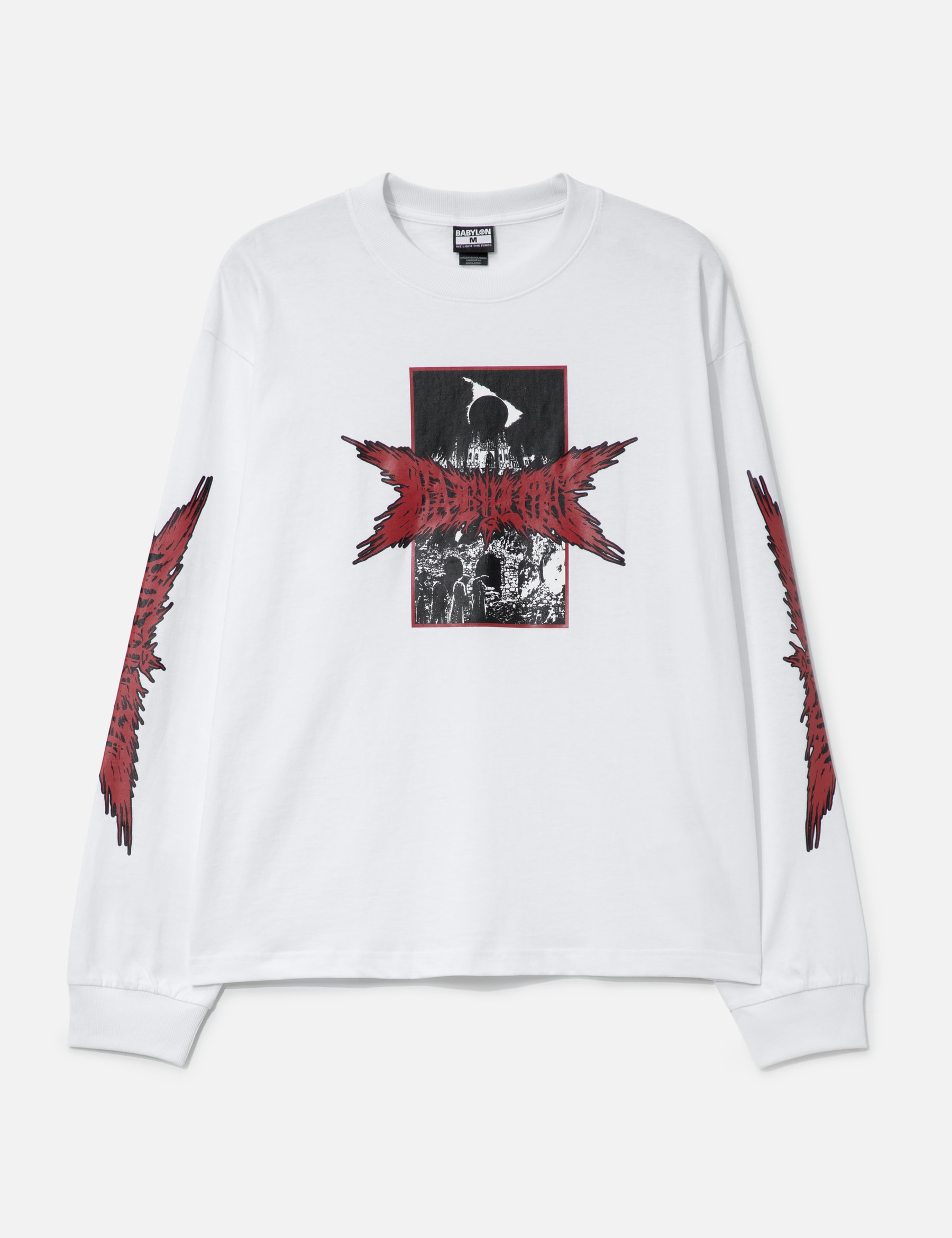 Long Sleeve Black Metal T-Shirt view 16