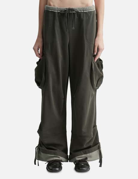 Glowny Utility Contrast Trim Jersey Pants