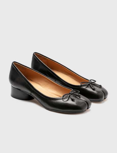Maison Margiela Tabi Leather Ballerina Pumps HBX