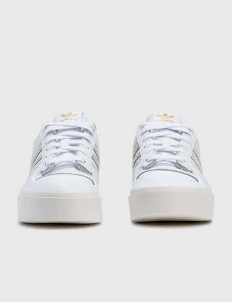 adidas gazelle silver green womens adidas Originals Women Forum Bonega White IG0280, 7
