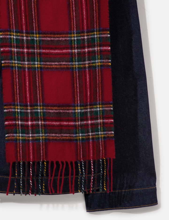 Charles Jeffrey Loverboy Scarf Denim Jacket