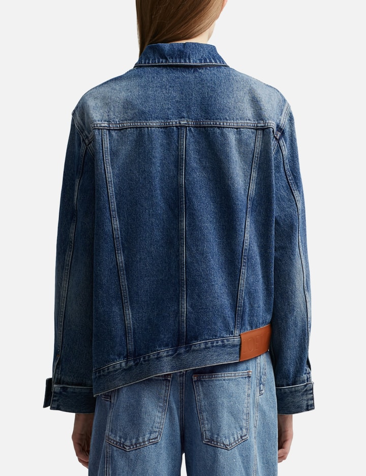 Shop Loewe Deconstructed Jacket In Blue